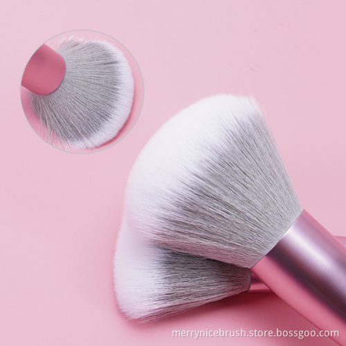 Merrynice new arrival private label pink 7Pcs makeup brush set custom makeup brushes